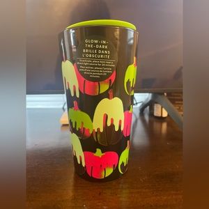 Starbucks Green Pumpkin Tumbler glow in the dark pumpkin